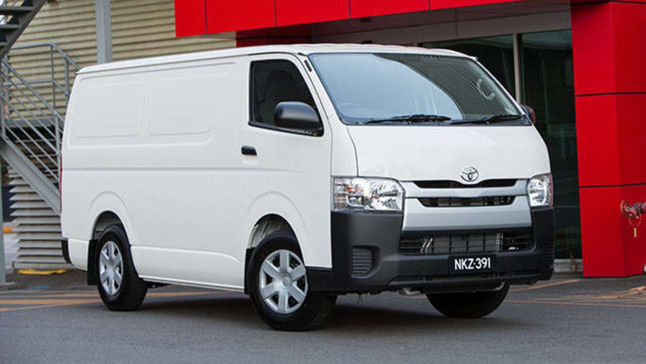 2014 Toyota HiAce Long WheelBase van.
