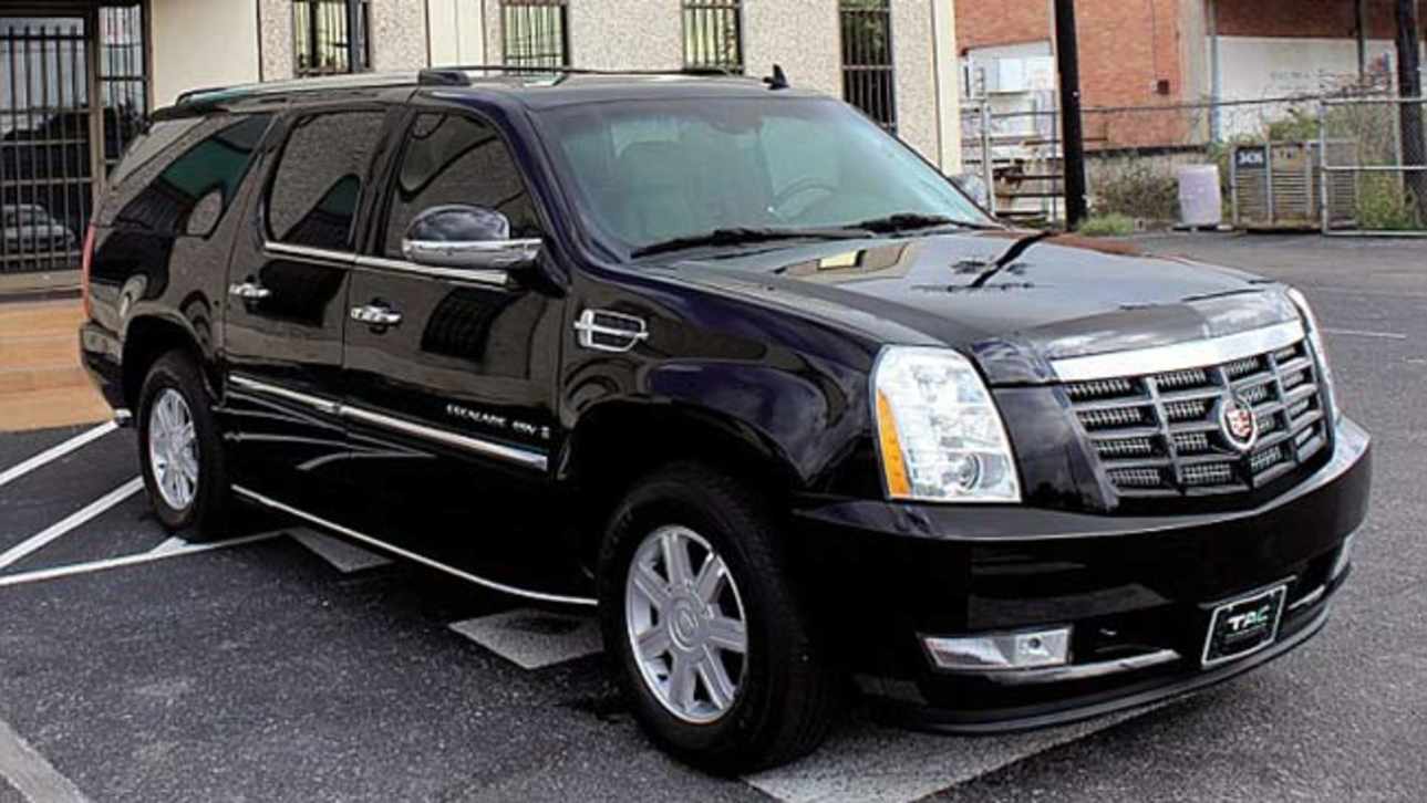 The Armoured Cadillac Escalade is capable of withstanding bullets, bombs and chemical attacks.