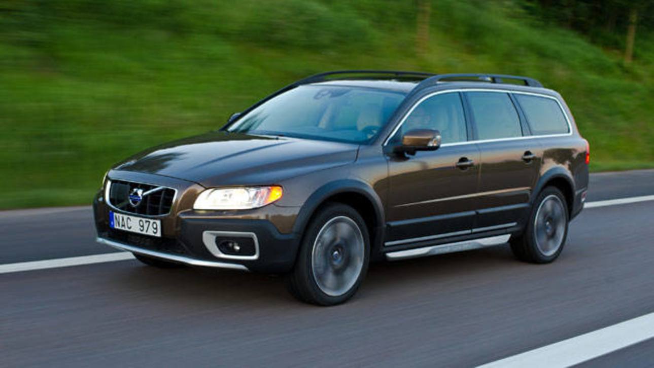 The Volvo XC70 is available with a Volvo-designed pet barrier.