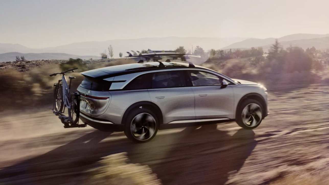 Lucid promises its just-revealed Gravity seven-seat SUV will also be able to tow nearly 3000kg.