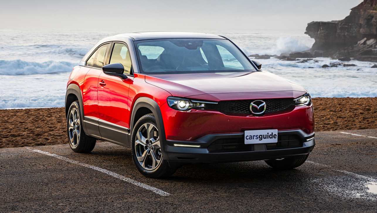 Mazda MX 30 electric car 2022 review A match for Hyundai Kona electric Kia Niro EV and Tesla Model 3 CarsGuide