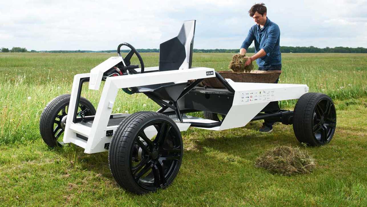 The Kulan all-electric utility could help organic farmers further reduce their carbon footprint.