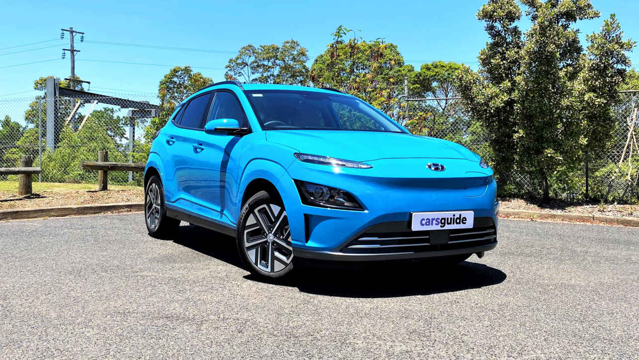Hyundai Kona electric car 2022 review Standard Range Good family value but is it big enough CarsGuide