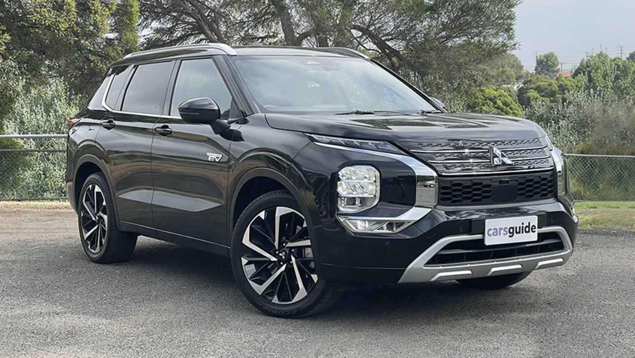 Mitsubishi Outlander hybrid 2023 review Plug in Hybrid EV Exceed Tourer Is the PHEV alternative to the Toyota RAV4 Hybrid and Nissan X Trail ePower worth it CarsGuide CarsGuide