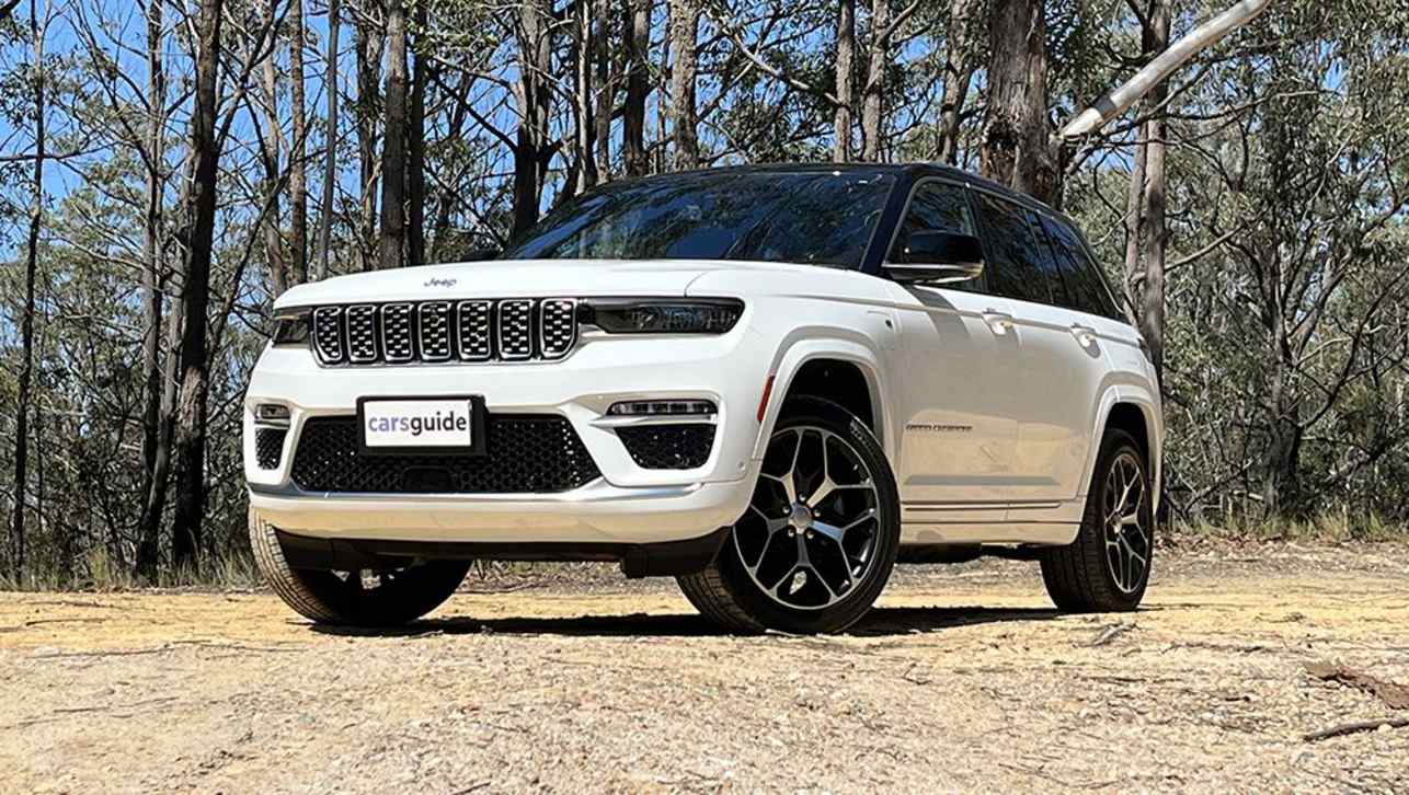 The Grand Cherokee Summit Reserve 4xe PHEV retains the expected Jeep 4WD capability. (Image: Glen Sullivan)