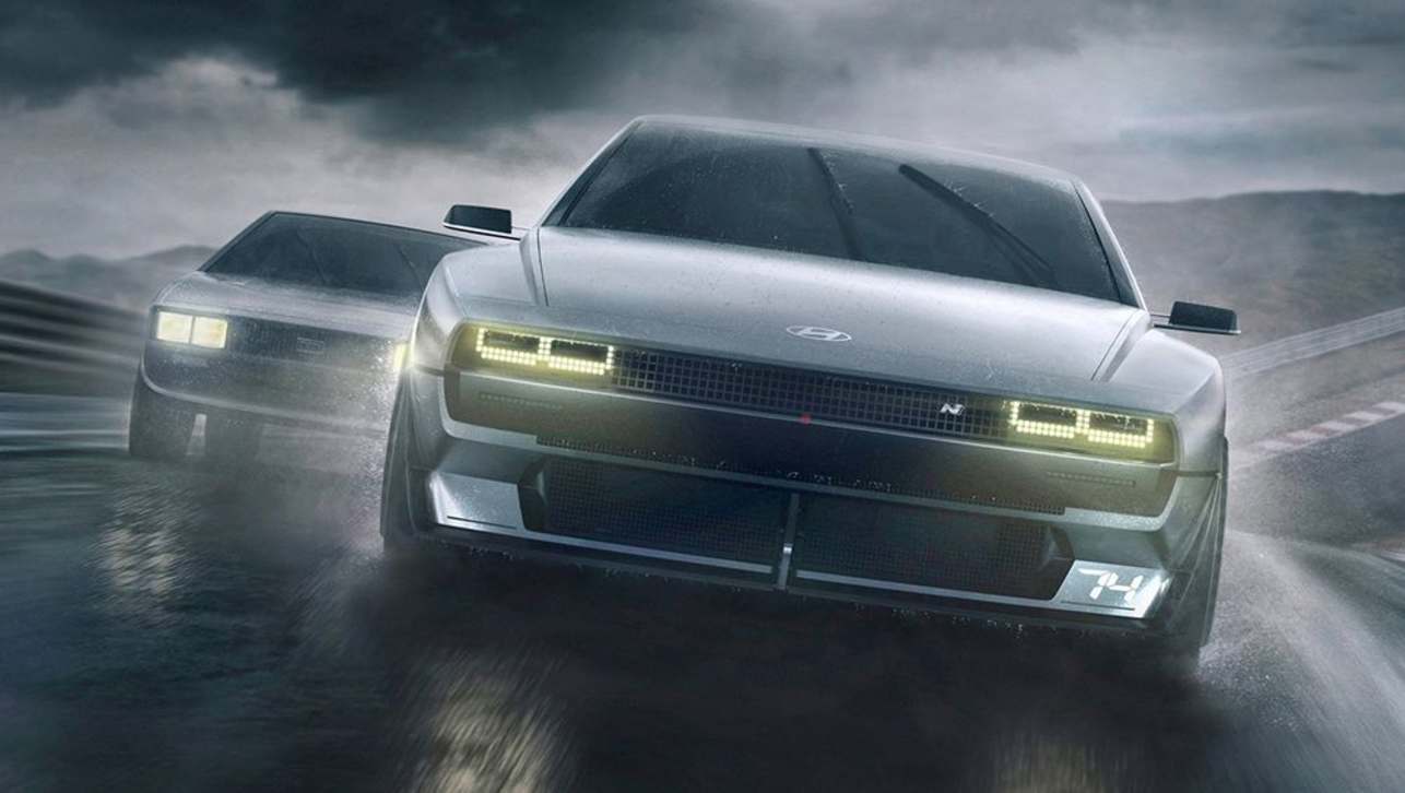 The Vision Concept wasn’t inspired by the DeLorean, but rather the car that inspired the DeLorean - the Pony Coupe.