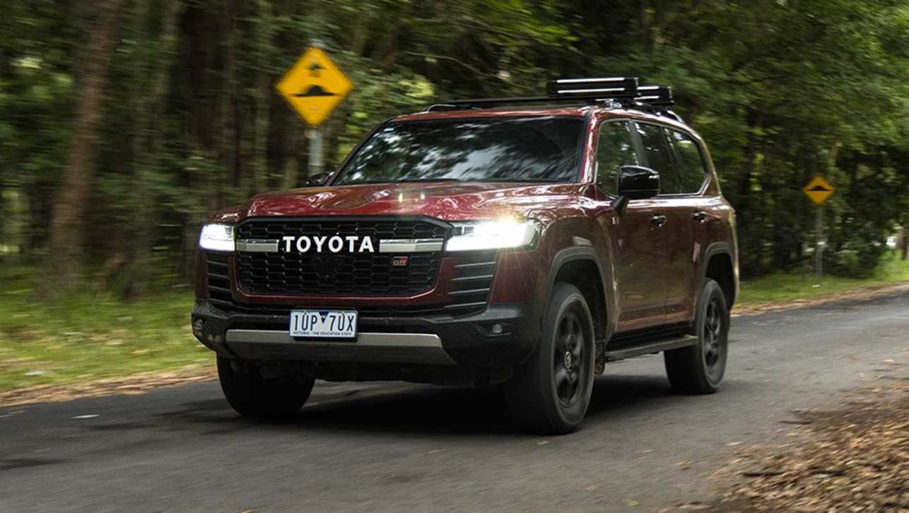 The LandCruiser 300 and Camry together made up only 11.9 per cent of the brand’s 2023 sales. (Image: Glen Sullivan)