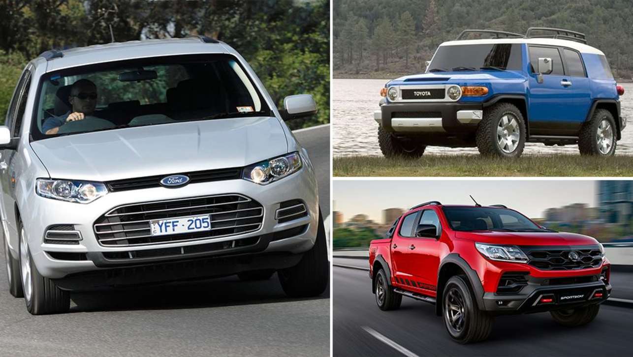 Back when Australia made cars, buyers could choose models like the Toyota FJ Cruiser, Ford Territory and Holden Colorado.