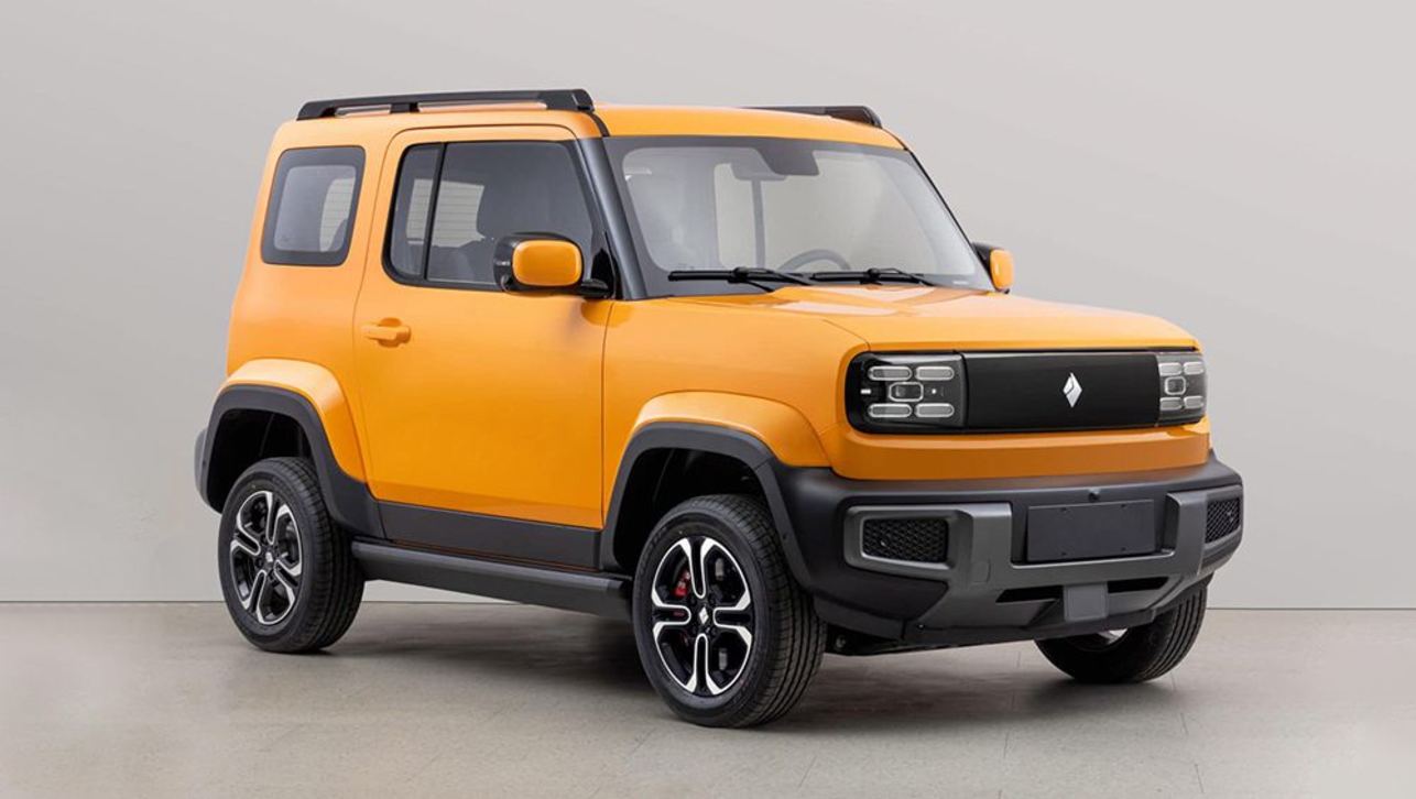 It’s like a cross between a Ford Bronco and a Suzuki Jimny, but clearly without the offroading intention.