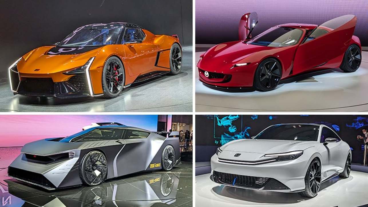 Some of the most famous names teased new sports cars at the 2023 Japan Mobility Show. (Image: Tung Nguyen)