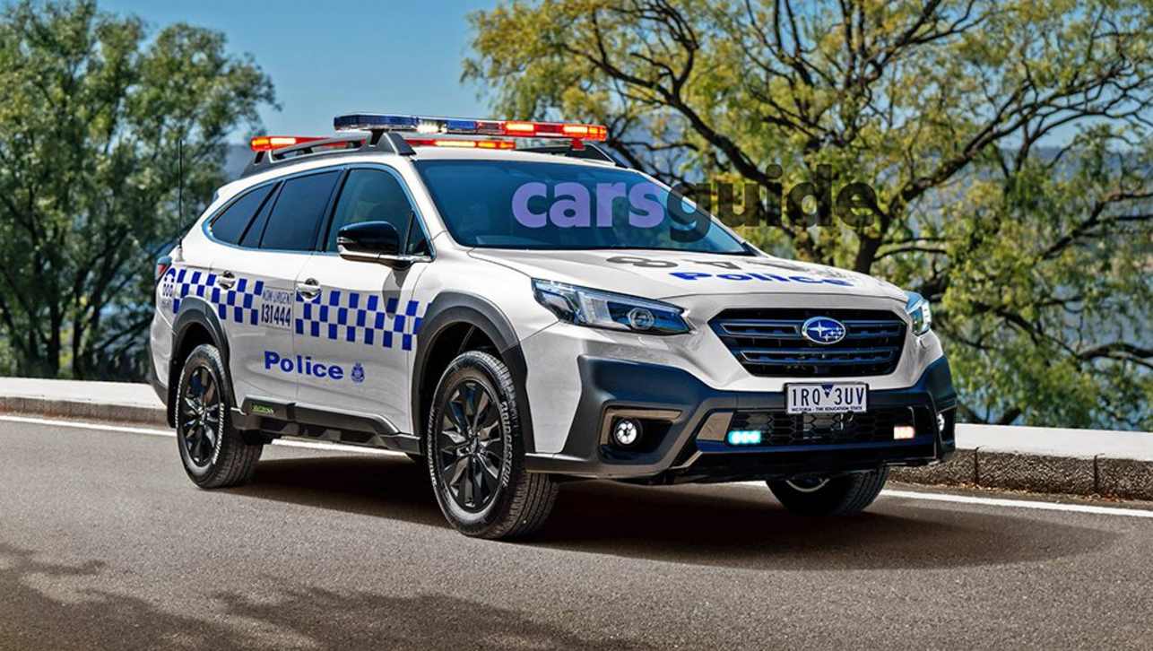 As our rendering shows, the Subaru Outback XT turbo looks tailor-made for highway patrol work. It could be the complete package.
