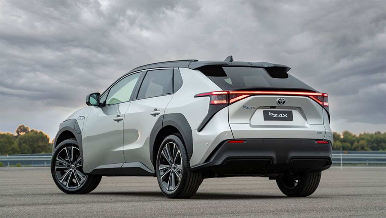 The bZ4X is the first of three BEVs Toyota plans to launch in Australia by 2026.