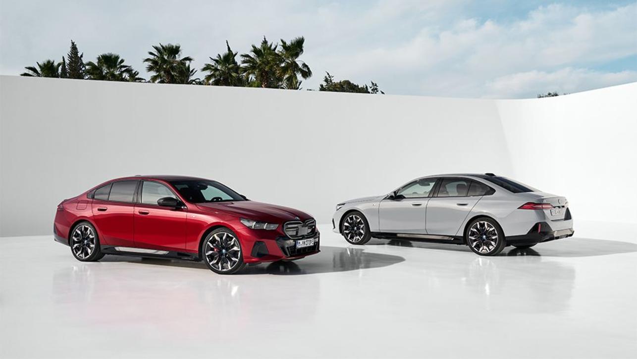 Three variants of the new 5 Series will come to Australia, a petrol and two i5 electric cars.