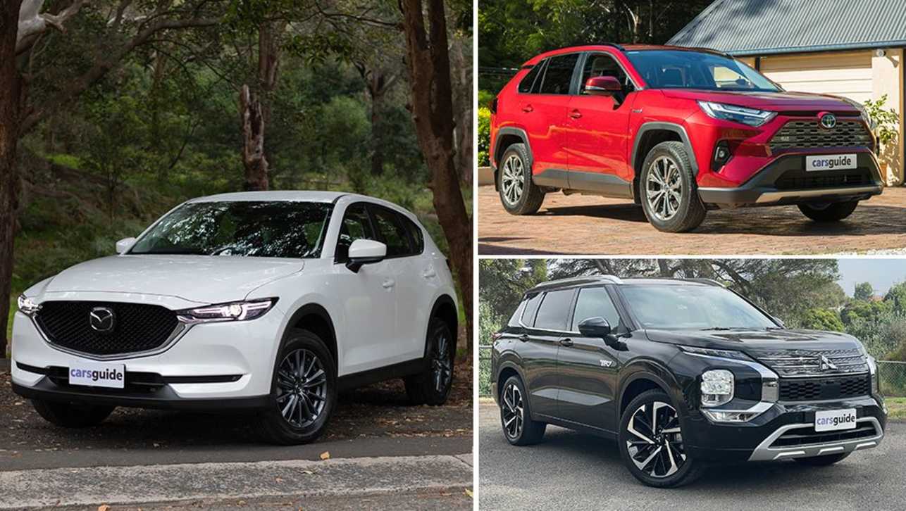 Mazda&#039;s CX-5 is currently the most popular mid-size SUV, but Mitsubishi&#039;s Outlander and Toyota&#039;s RAV4 aren&#039;t far behind.