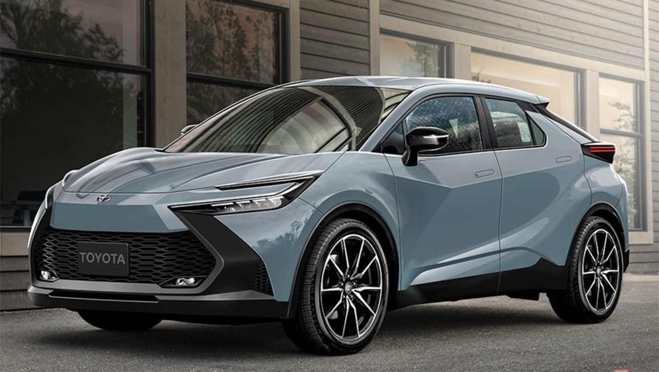 The C-HR render takes inspiration from the concept revealed by Toyota last year. (Image credit: Best Car)