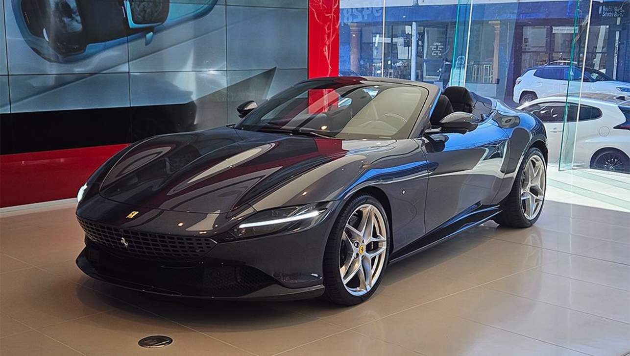 The Ferrari Roma Spider will begin deliveries in Australia from Q2, 2024 priced at $520,300 BOCs.