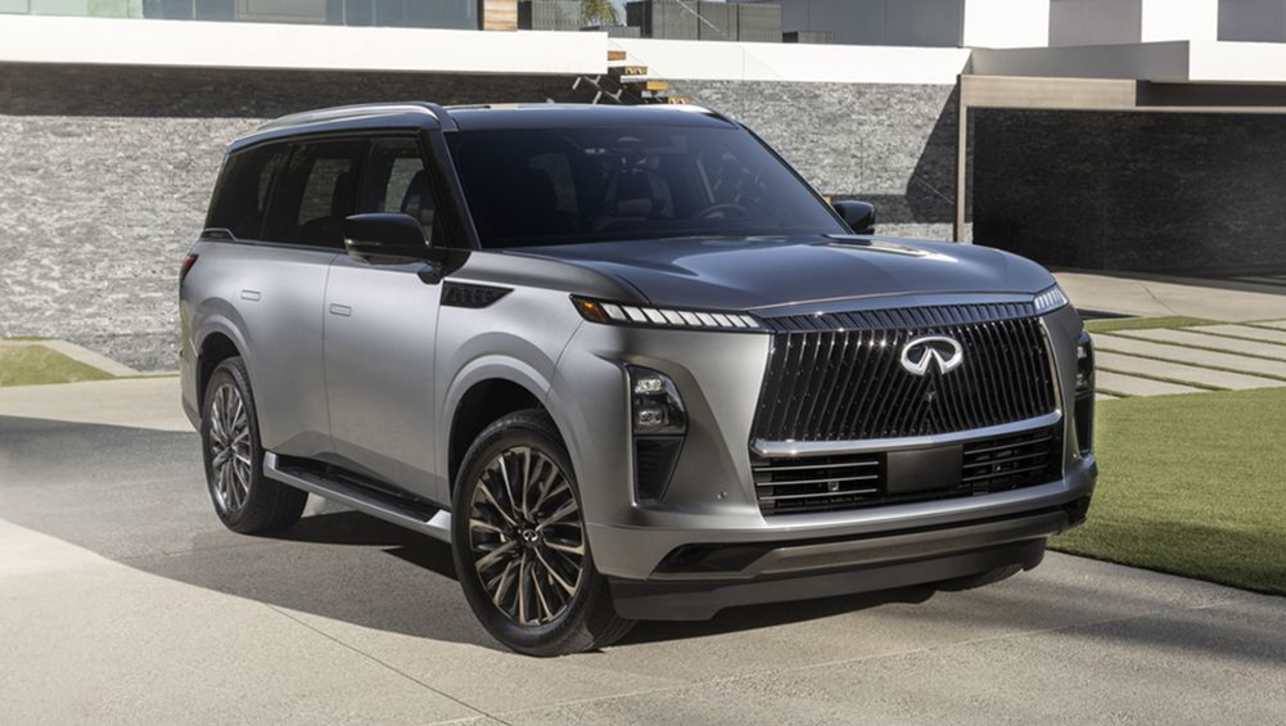 The Infiniti QX80 is the upmarket twin of the much anticipated Y63 Nissan Patrol and this is our best look at what to expect.