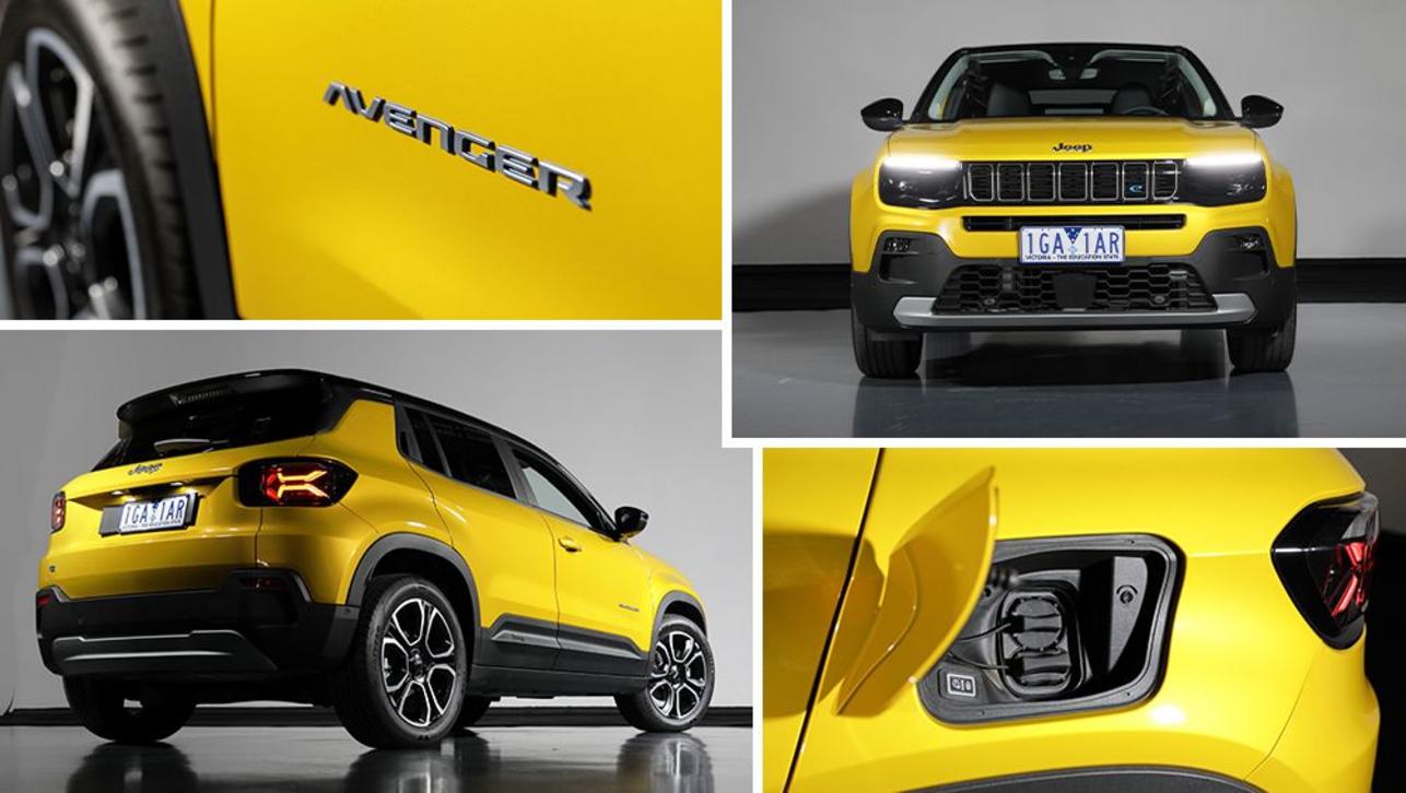 Jeep’s first all-electric model, the Avenger, is expected in Australian showrooms late in 2024.