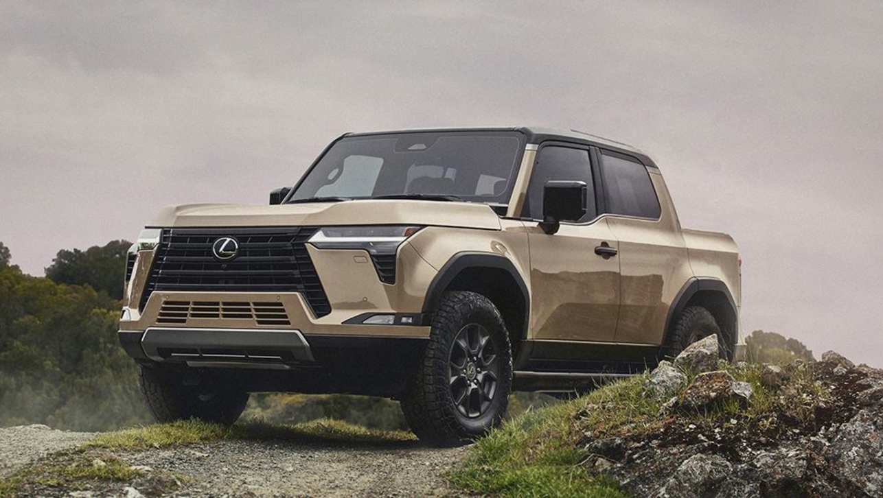 Lexus says it could build a luxury electric ute if it sees demand for one (CG rendered image).