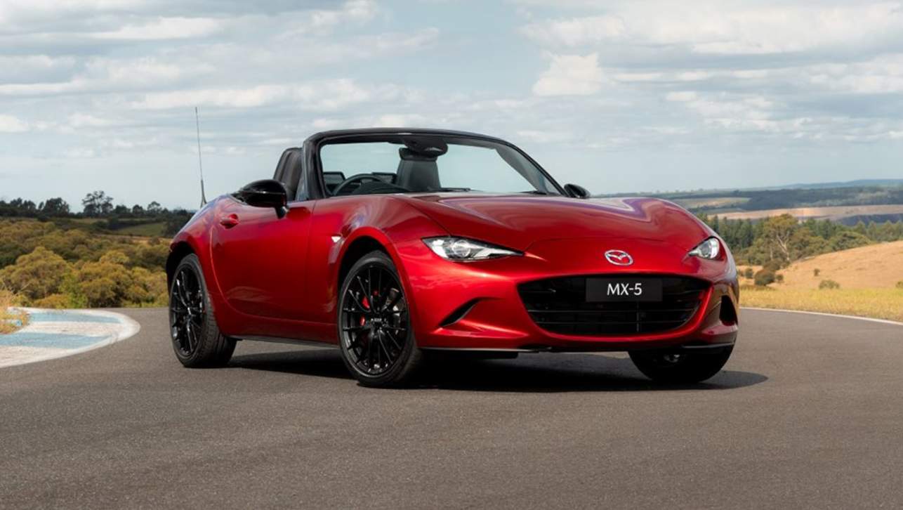 The Mazda MX-5 is smaller than a Mazda2.