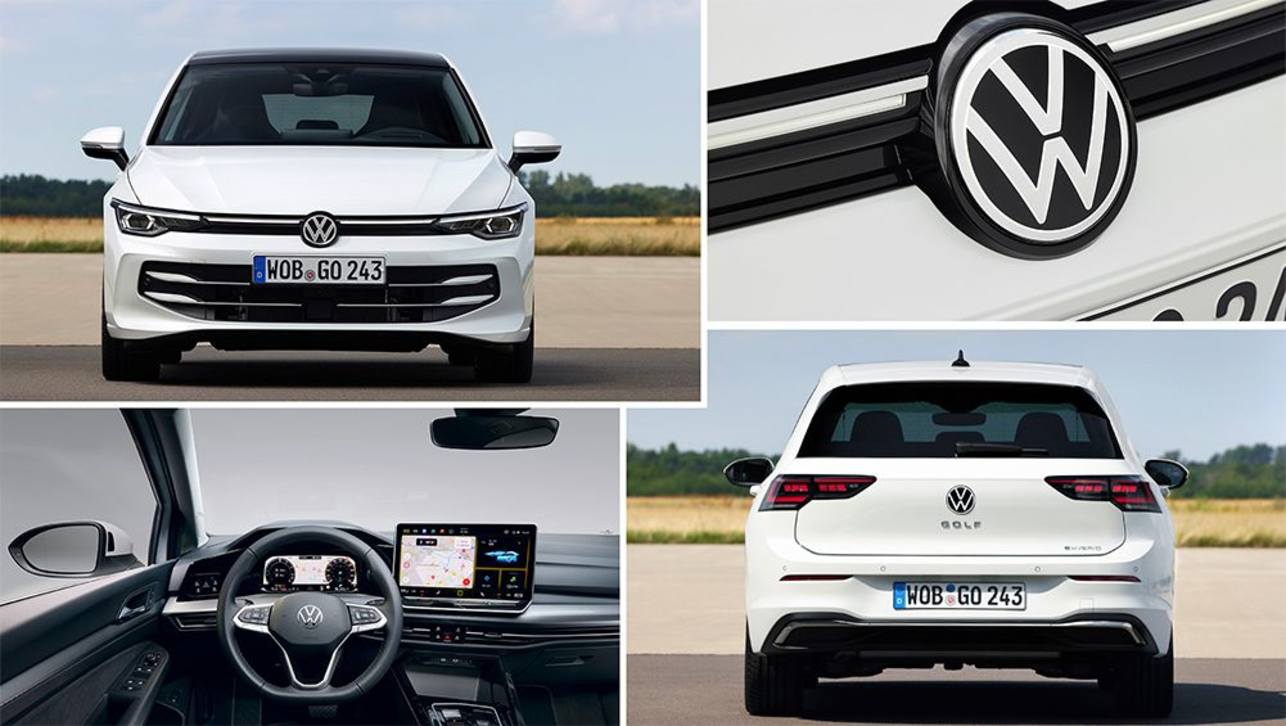 Volkswagen has revealed its updated Golf, set to arrive in Australia late 2024 or early 2025.