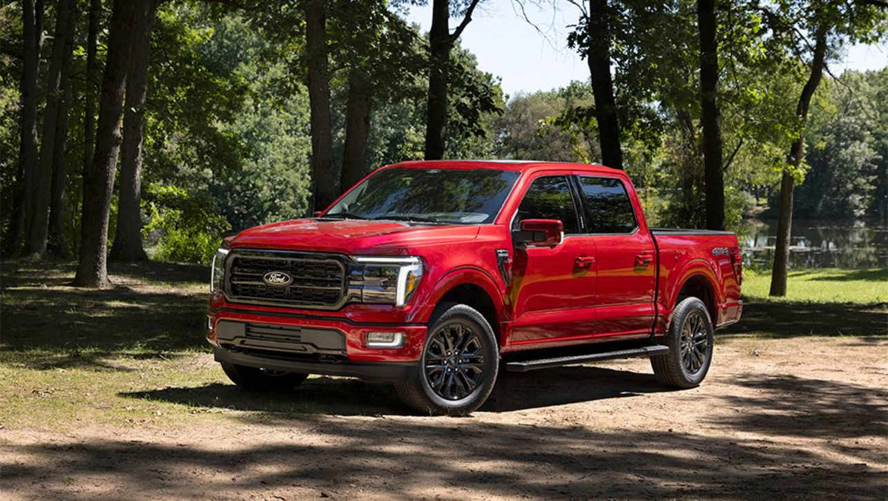 The facelifted Ford F-150 features very minor styling and technology tweaks.