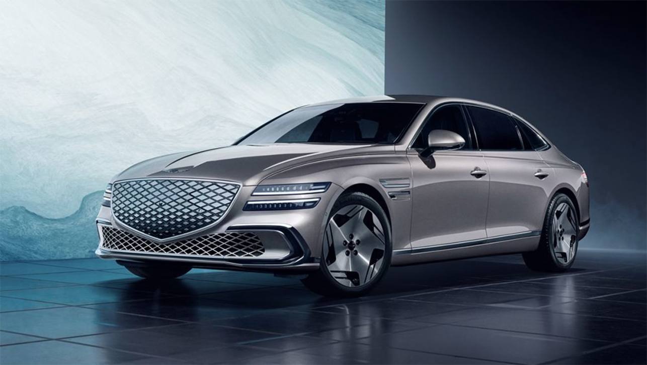 2025 Genesis Electrified G80 revealed with an even longer wheelbase