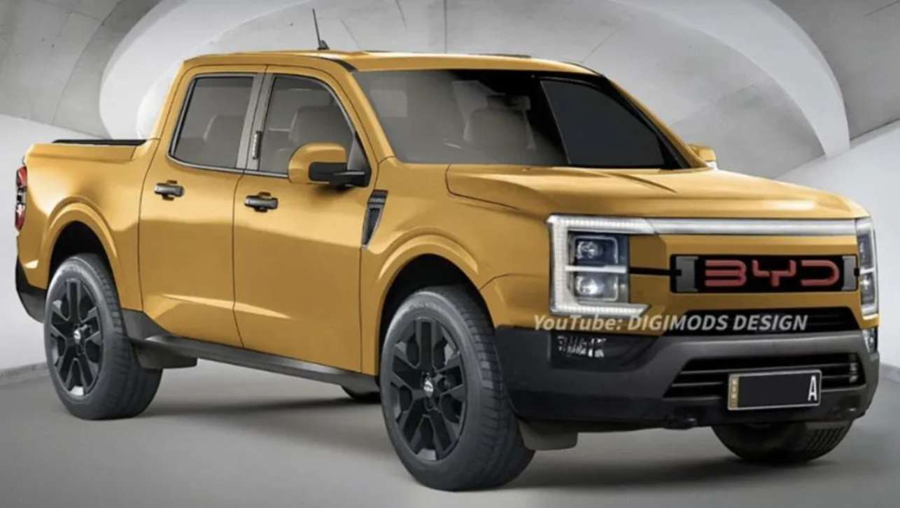 The incoming BYD ute could be among Australia&#039;s cheapest (Image: Digimods Design)