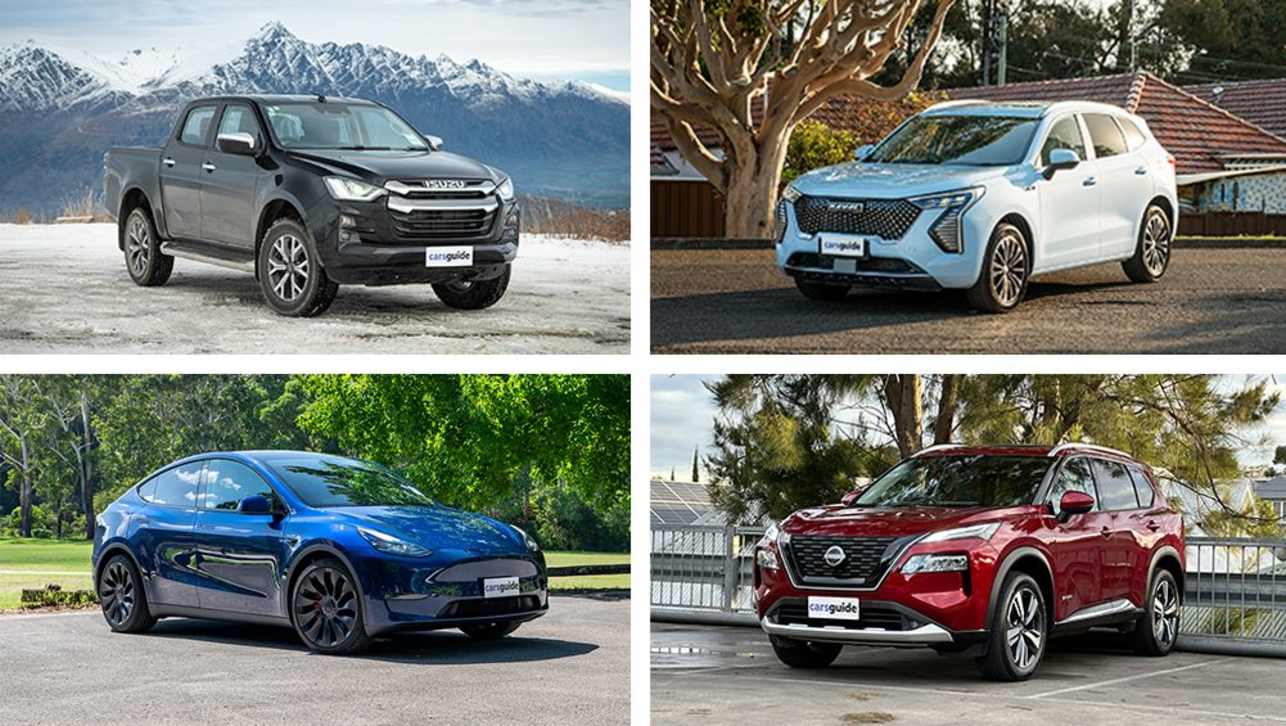 The D-Max was the third biggest seller in 2023, but the Nissan X-Trail, GWM Haval Jolion and Tesla Model Y all had strong sales.