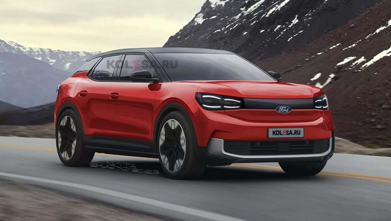 Don’t expect the new Capri to look anything like its two-door sports car namesake - it’ll be a crossover EV. (Image: Kolsea.ru)