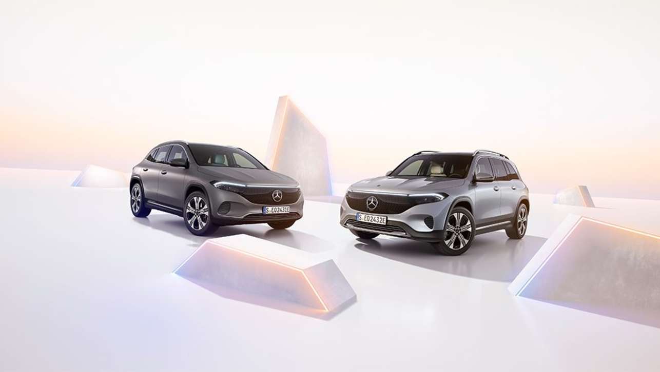 Mercedes-Benz has updated its EQA and EQB small electric SUVs with new faces and more driving range 