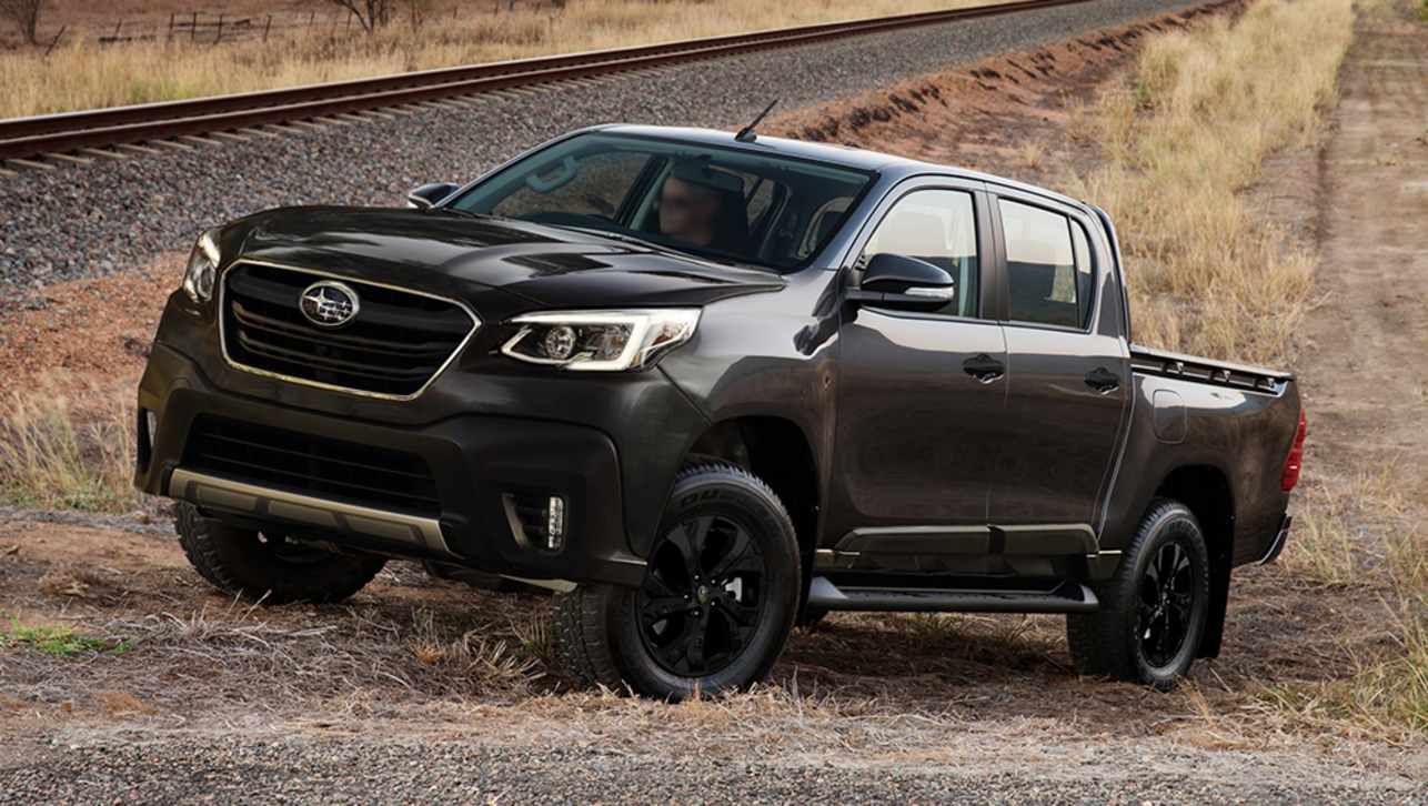 A Toyota HiLux-based Subaru ute might seem a stretch, but it could happen. (Image credit: William Vicente)