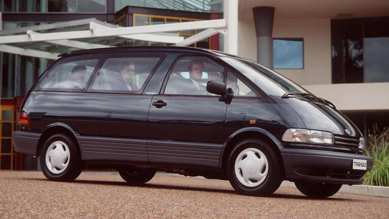 The second-gen Toyota Tarago represented a big shift from boxy to egg-shape classic design.
