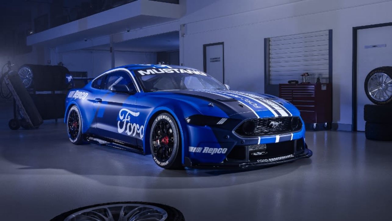 The new-look Ford Mustang GT V8 Supercar will go racing in 2023.