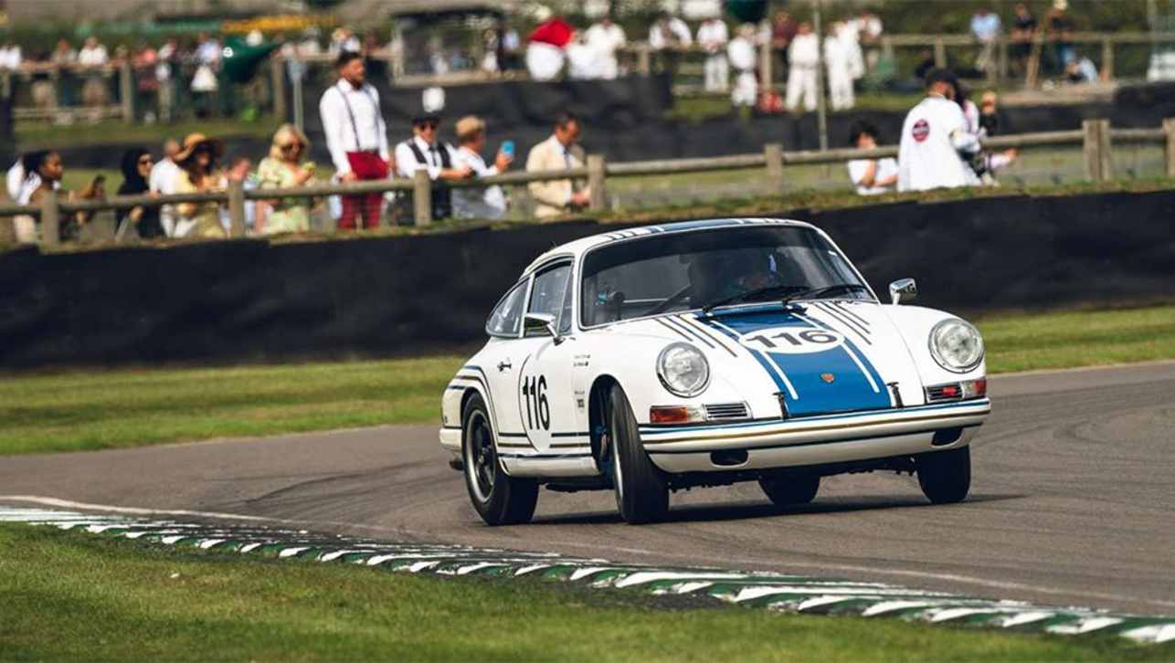 Mark Webber raced a 1964 2.0-litre Porsche 911 powered by sustainable fuel at this year&#039;s Goodwood Revival(Image:Jordan Butters)
