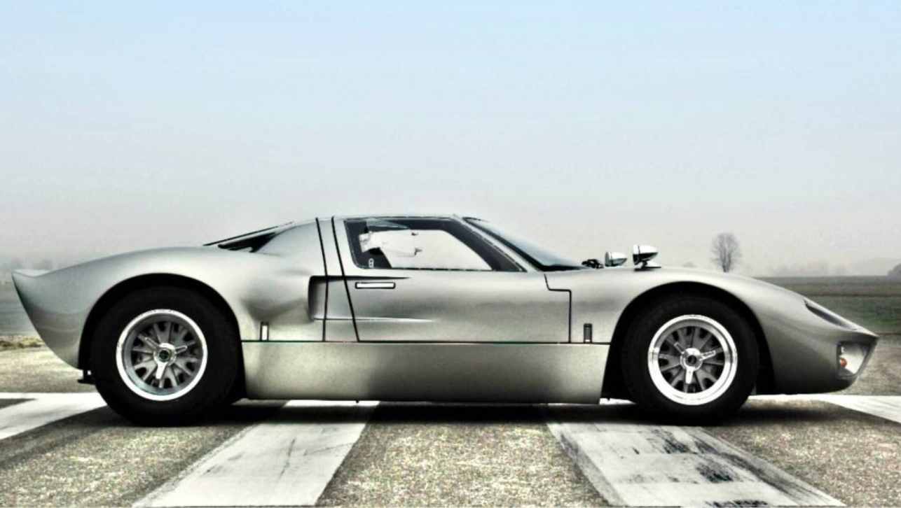 A kit car is a type of vehicle built using components sourced from other vehicles (pictured: Ford GT40).