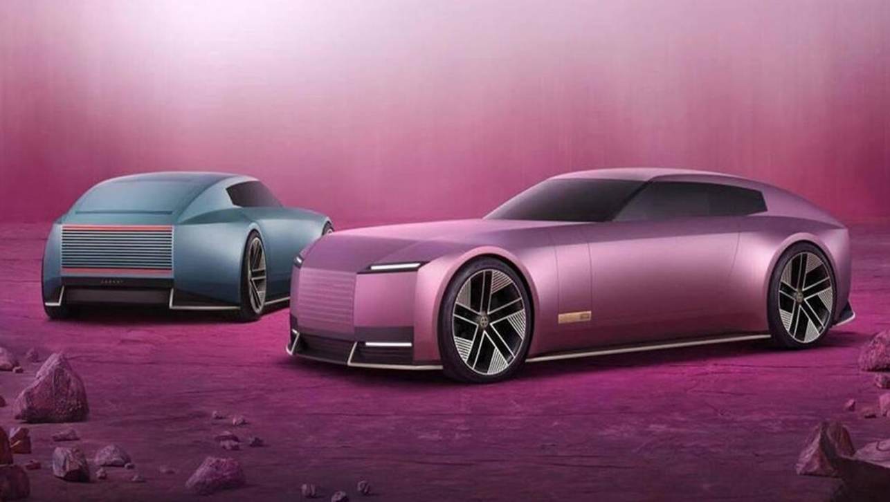 Images of bold new Jaguar electric car concept and rival to the Porsche
