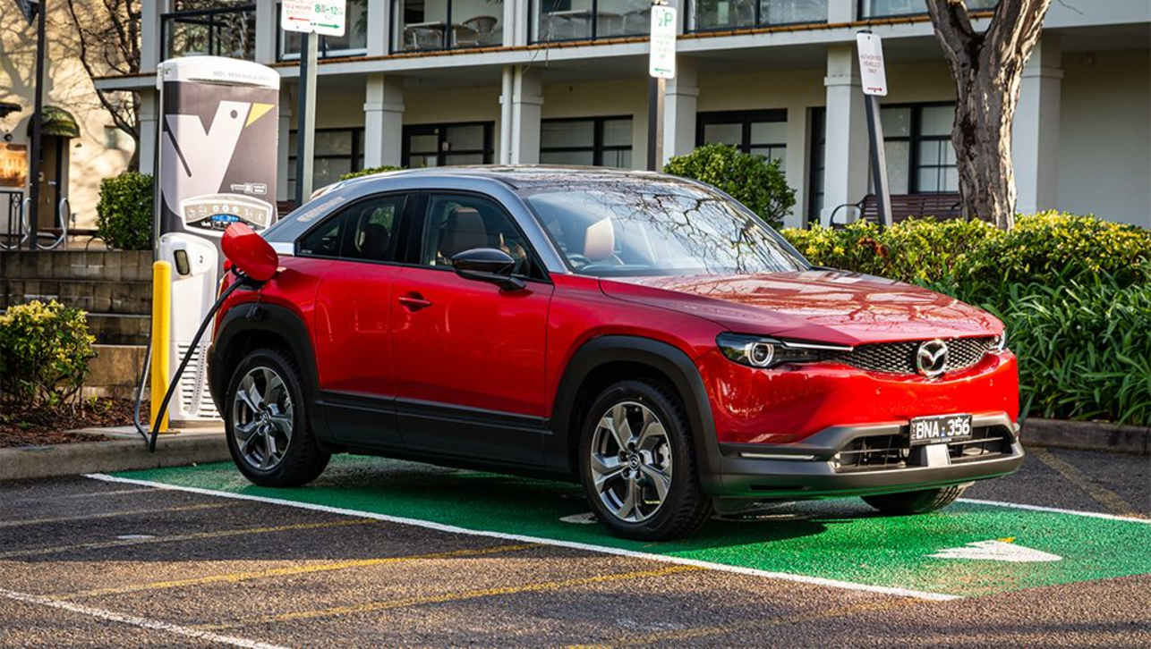 Mazda Australia has no electric cars on sale, but largely escapes the criticism directed at Toyota for the very same.