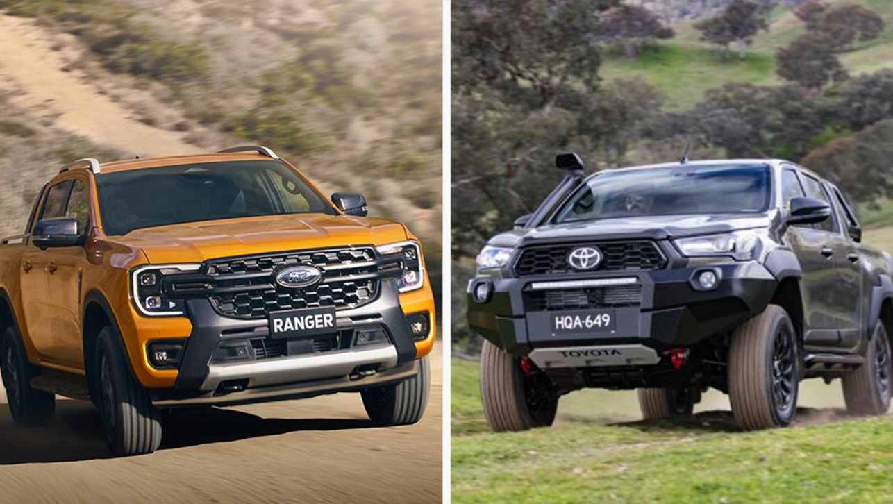 The HiLux has been outsold by the Ranger for the last two months.