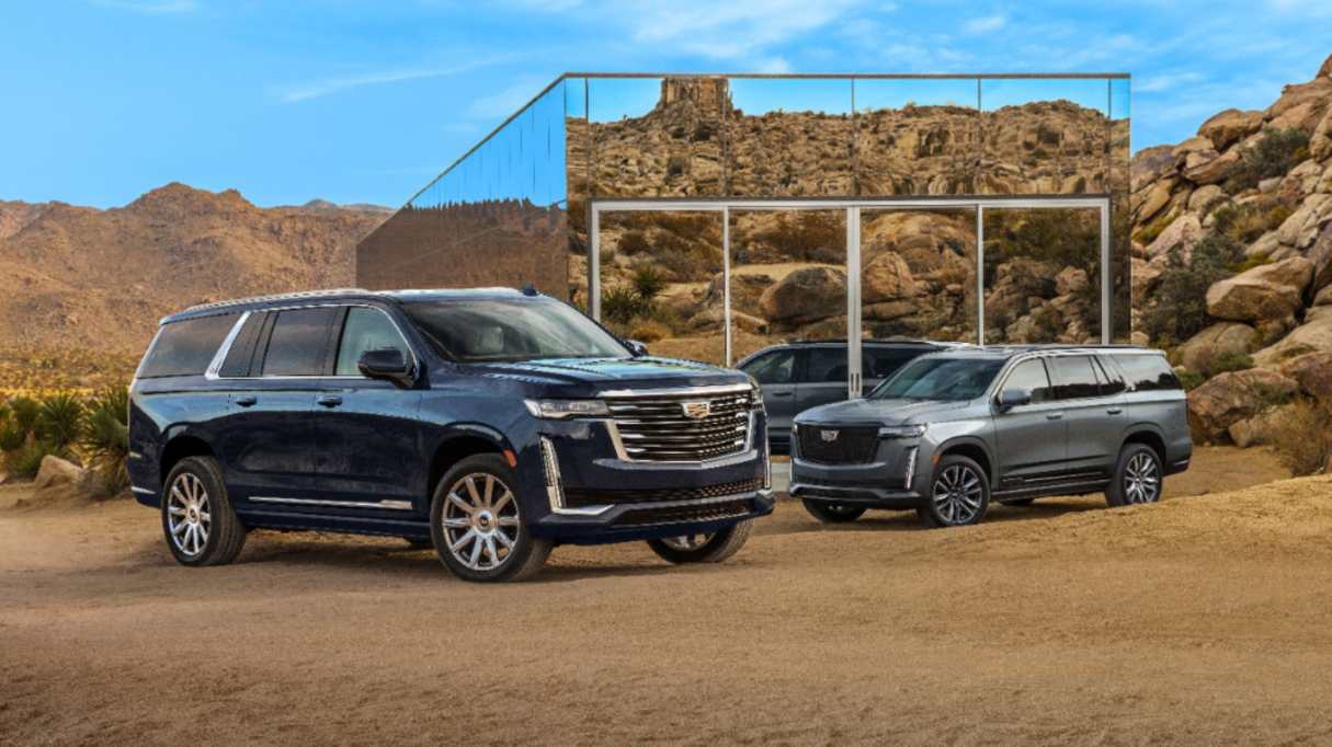 The Escalade would arrive powered by a choice of 3.0-litre diesel or thumping 6.2-litre V8.