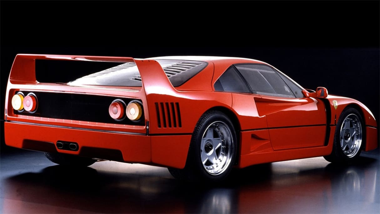 The F40 was made with extreme materials and had the bodywork to reflect it.