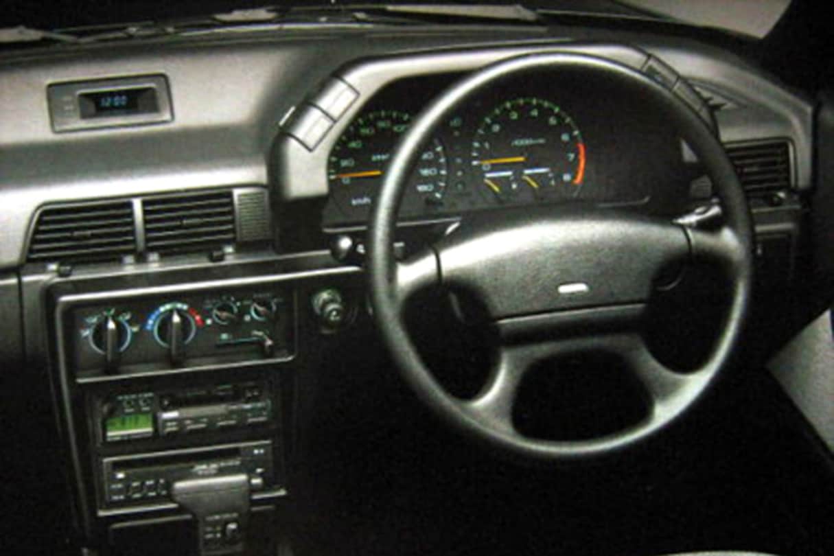 The CA/CB cabin was typical of a small car of its time, it was quite airy with good vision, but was awash with dull grey plastics.