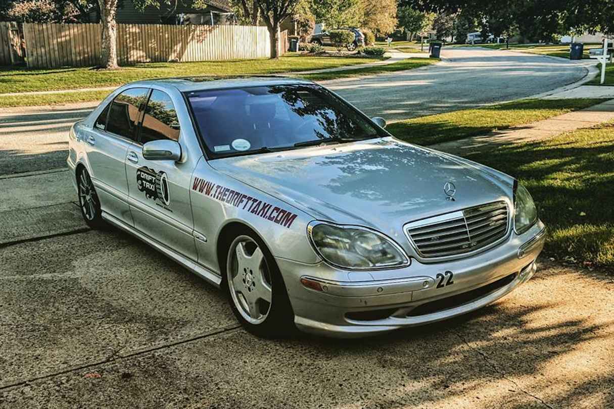 When the W220 first hit the market, you'd have to be pretty well off to get one. Now they're worth pennies. (image credit: the_drift_taxi/Instagram)