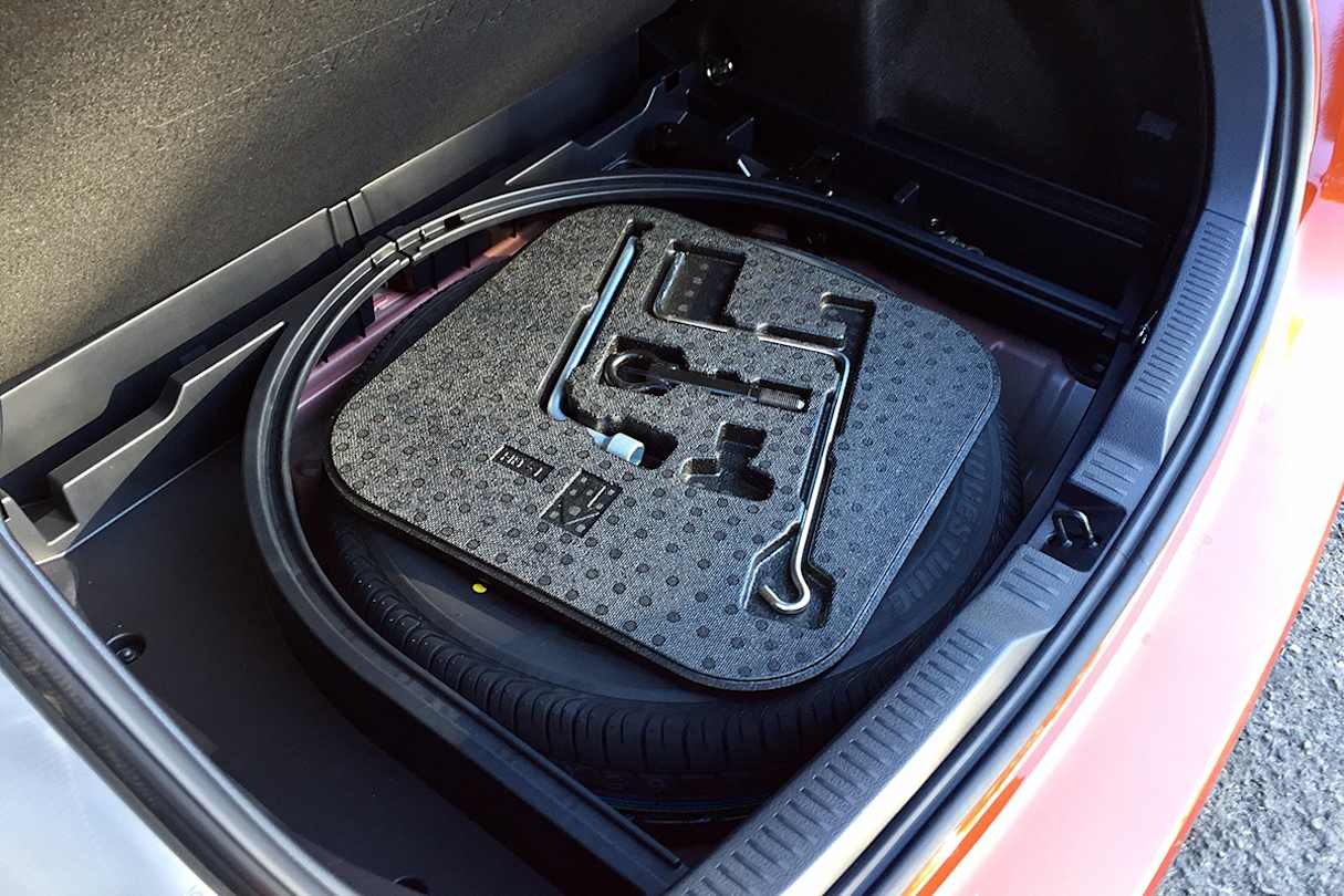 Under the boot floor you'll find a full sized spare wheel. (image credit: Richard Berry)
