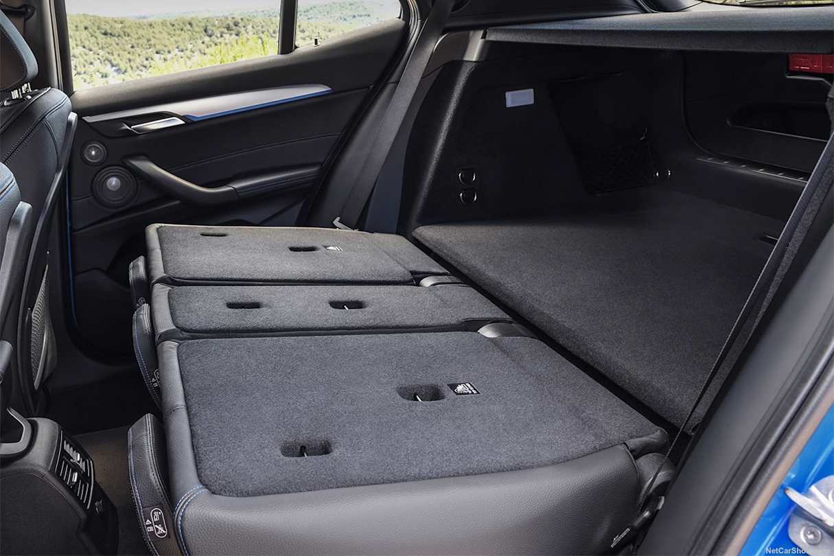 The X2 is shorter in length than the X1 and its boot is 23 litres smaller, too, at 470 litres.