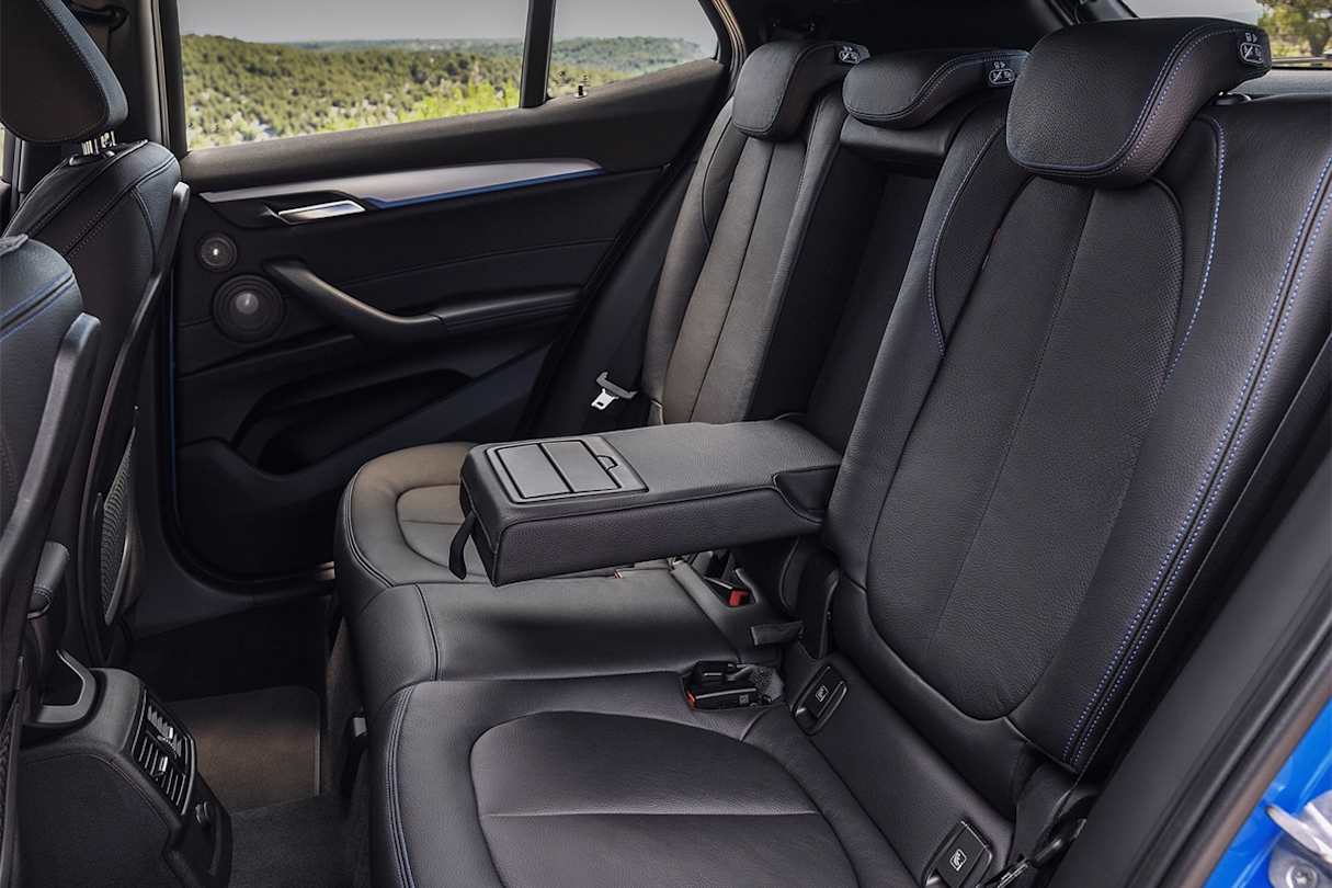 The coupe styling also affects visibility for rear passengers through the side windows which are high and small.