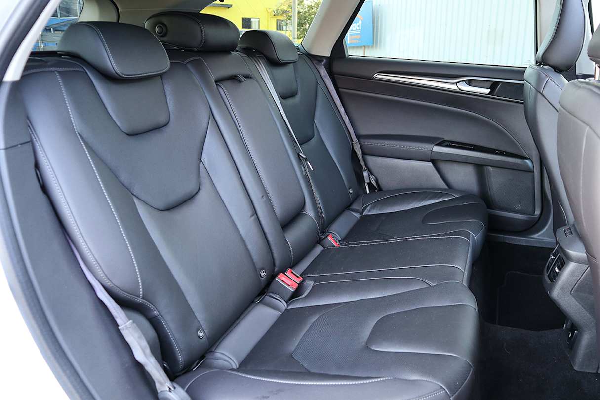 Rear-seat proportions are good, with taller teen-aged passengers not complaining one bit about legroom in the back. (image credit: Tim Robson)