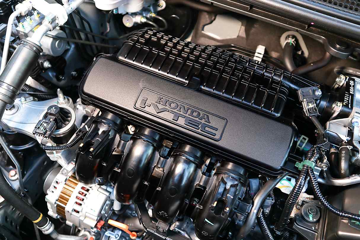 The 1.5-litre naturally aspirated engine is a carryover unit from the previous generation. (image credit: Tim Robson)
