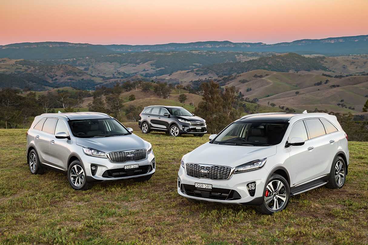 2018 Kia Sorento line-up.
