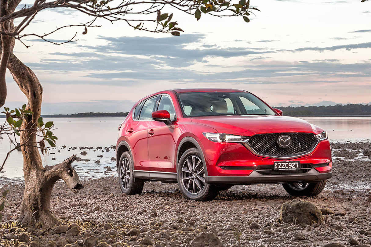 The CX-5 is one of the best-looking mid-sized SUVs on the market. (Akera model shown)